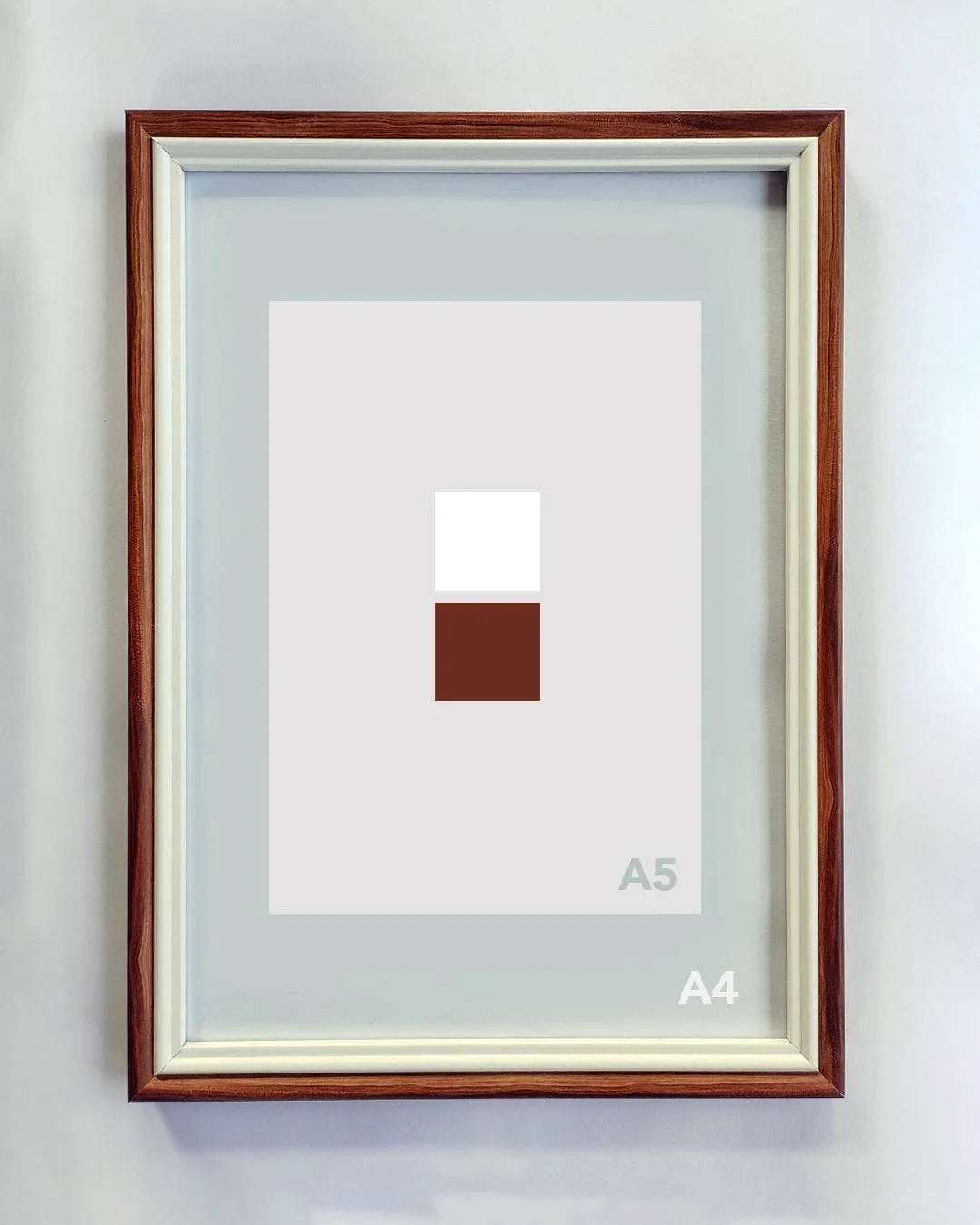 A4 White & Burgundy - The Silent Shutter