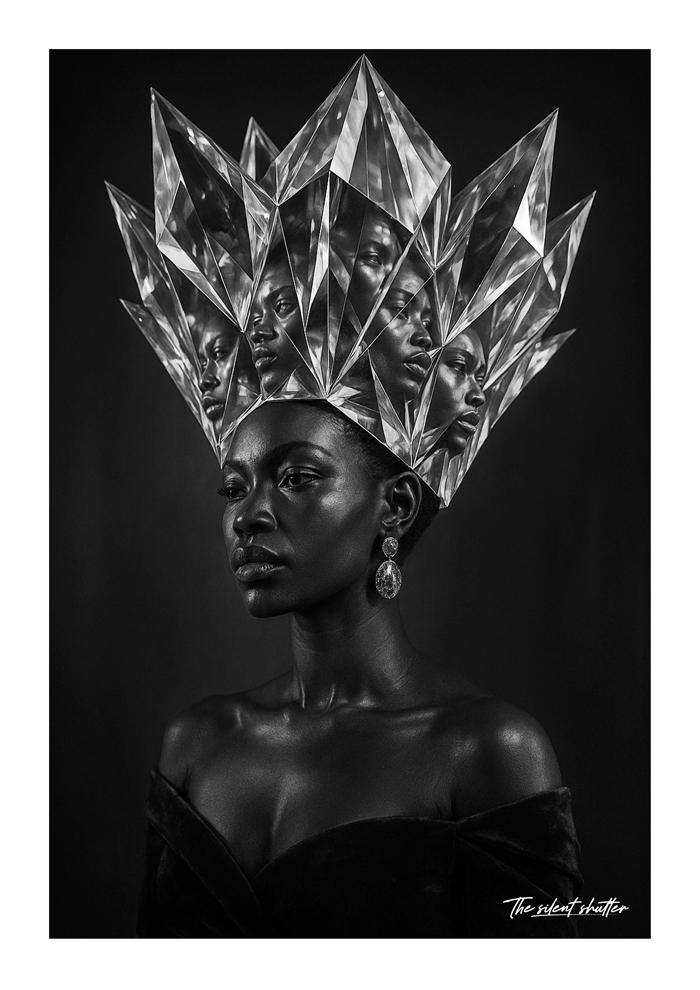 Kaleidoscopic Crystal Crown