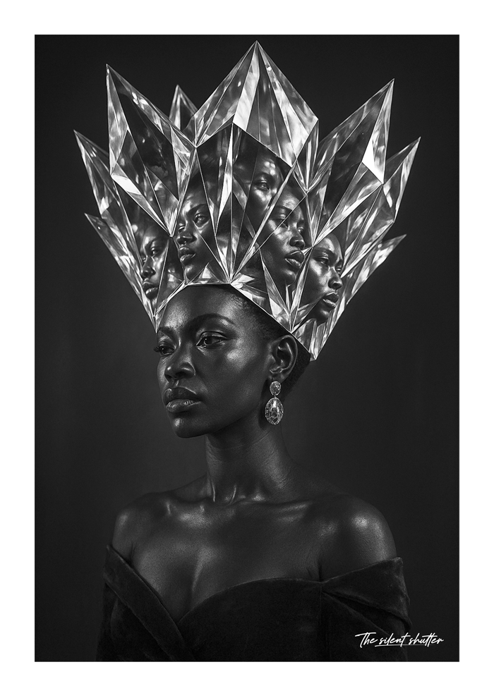 Kaleidoscopic Crystal Crown