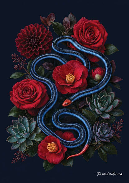 Blue Malayan Coral Snake