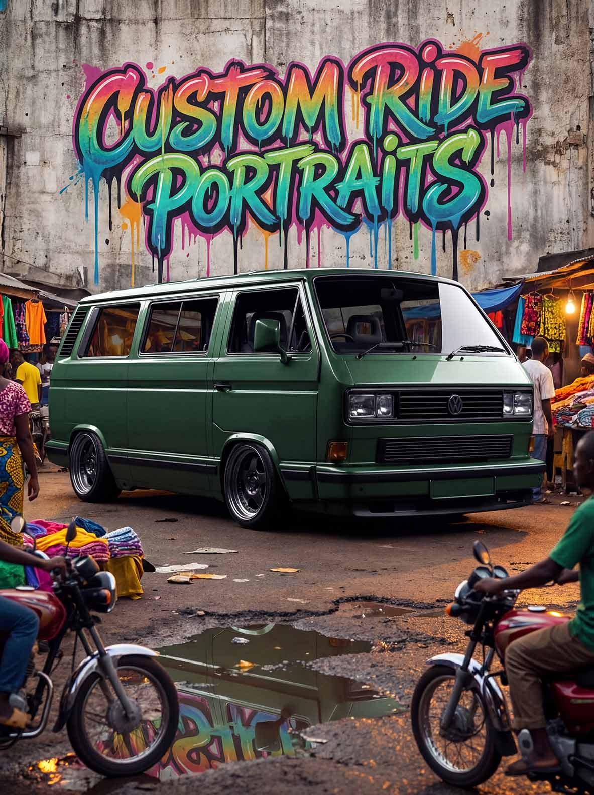 Custom Car Portraits Kasi Style