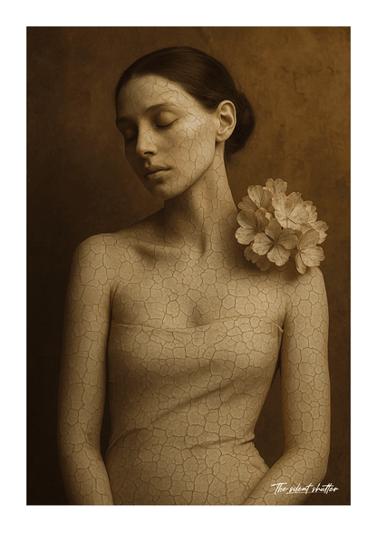 Cracked Porcelain Elegance - The Silent Shutter