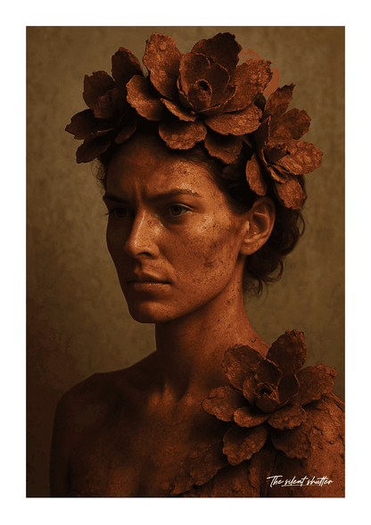 Rusty Floral Elegance - The Silent Shutter