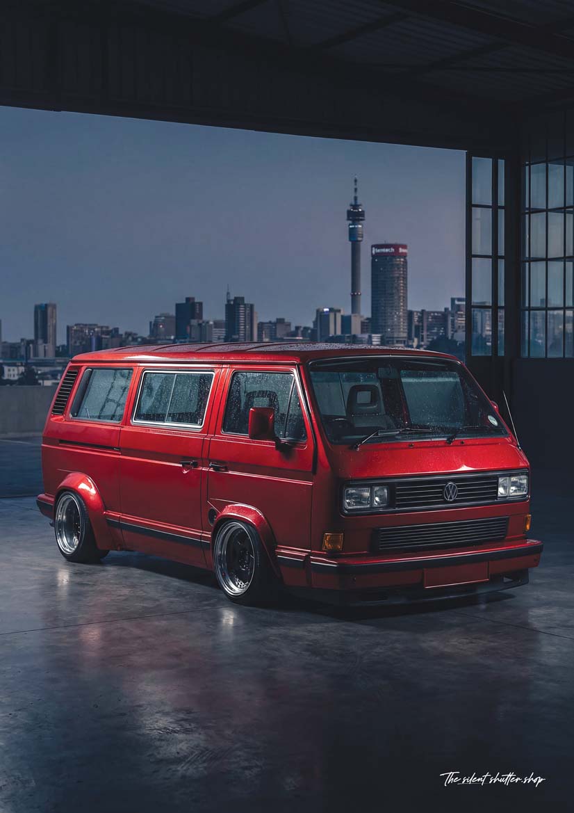 VW Caravelle Red Rogue