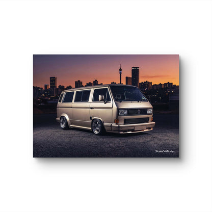 VW Caravelle Champagne Stance